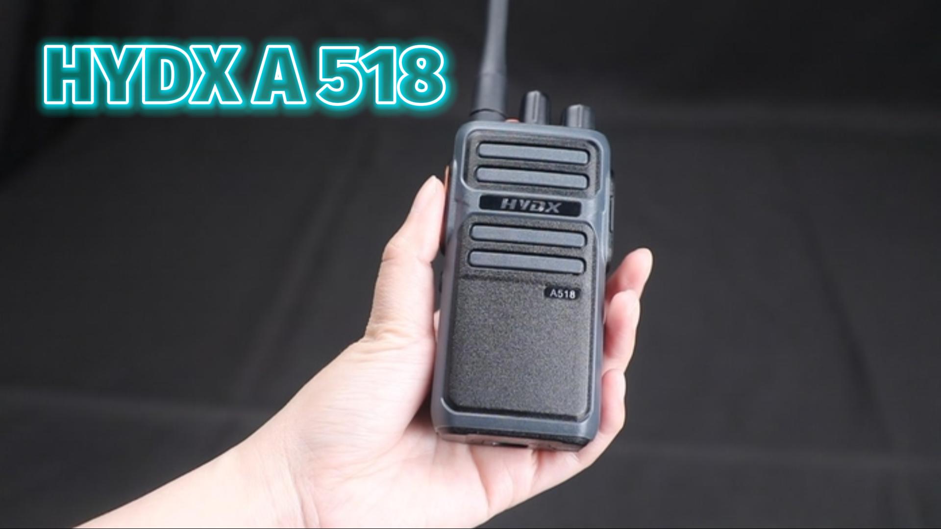 Rádio bidirecional UHF portátil A518 2W