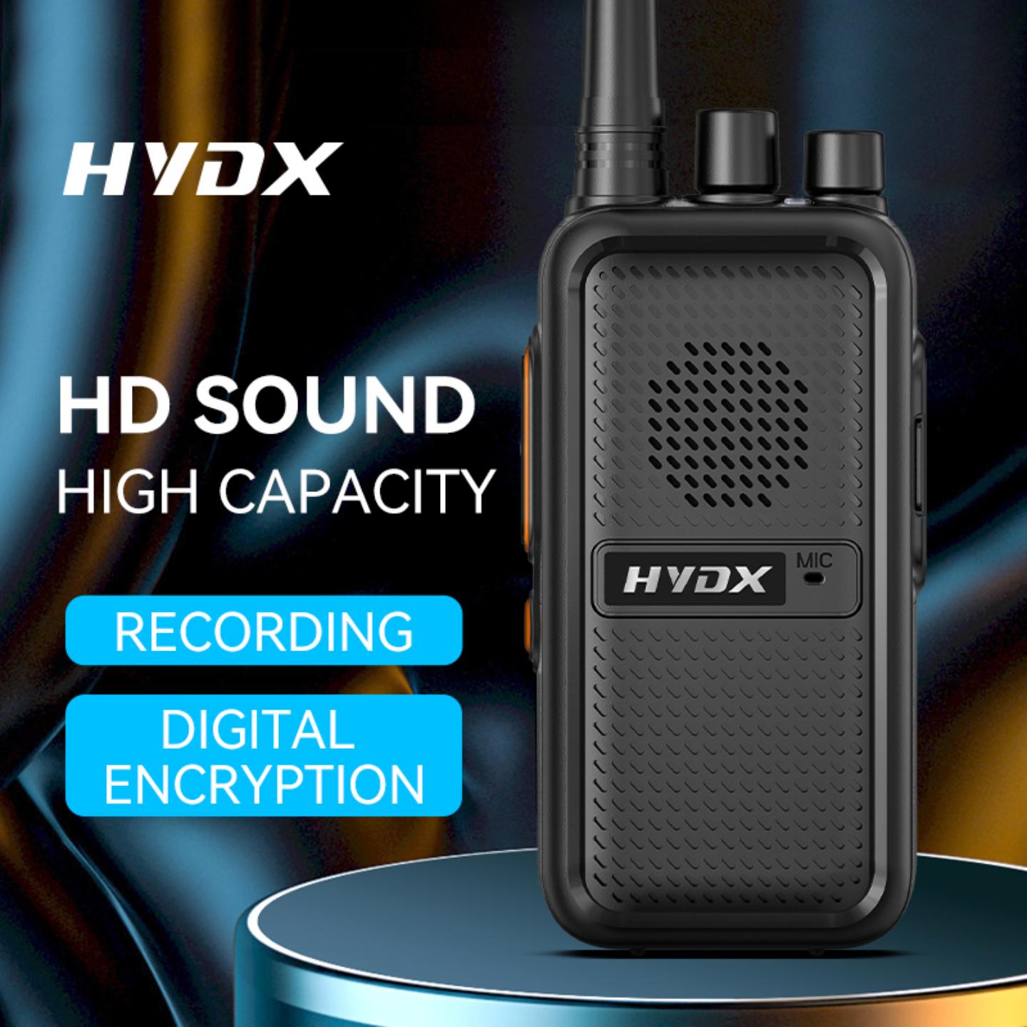 Rádio bidirecional digital portátil HYDX D500